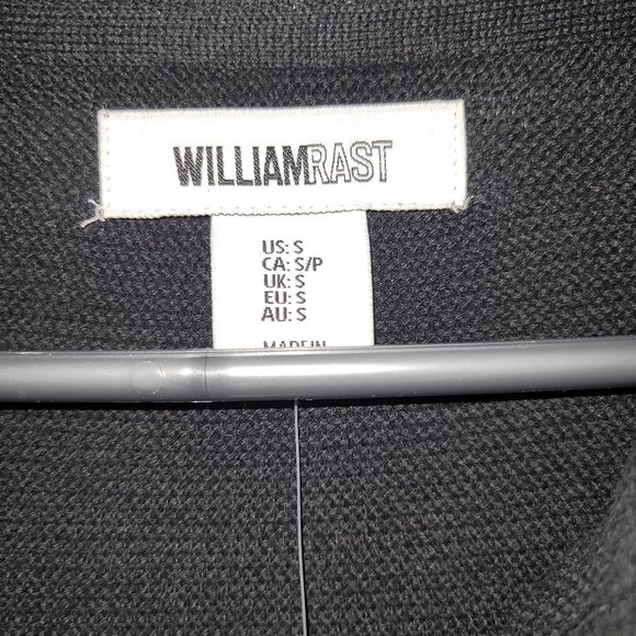 William Rast Adult Sweater Black Size S - Picture 2 of 3